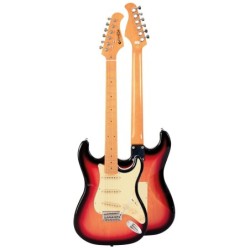 GUITARRA ELÉCTRICA PRODIPE SERIE ST80-MA STRATOCASTER ROJA