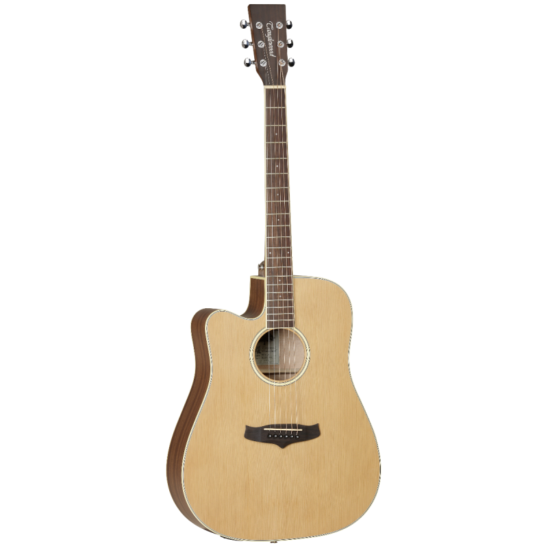 GUITARRA ACÚSTICA TANGLEWOOD TW10LH DREADNOUGHT CUTAWAY ZURDA