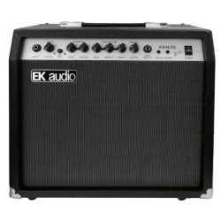 AG26A AMPLIFICADOR GUITARRA ACÚSTICA EK AUDIO DE 25W CON BATERÍA RECARGABLE