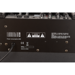 AG26A AMPLIFICADOR GUITARRA ACÚSTICA EK AUDIO DE 25W CON BATERÍA RECARGABLE