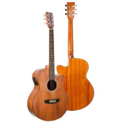 GUITARRA ACÚSTICA DAYTONA ELECTRIFICADA A401CE MINI JUMBO KOA