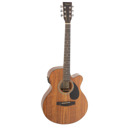 GUITARRA ACÚSTICA DAYTONA ELECTRIFICADA A401CE MINI JUMBO KOA