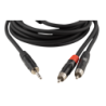 CABLE EK MINI JACK - RCA 3 METROS