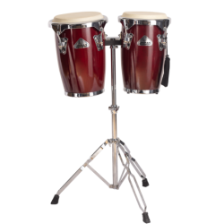 CONGAS JINBAO 8" + 9" ACABADO ROJO