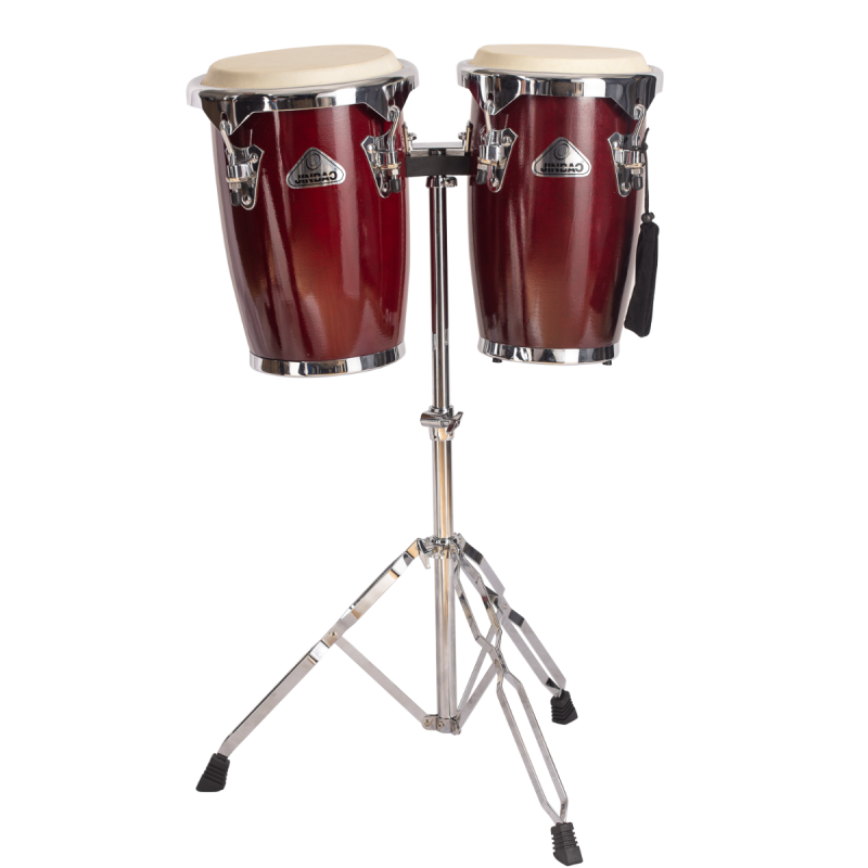 CONGAS JINBAO 8" + 9" ACABADO ROJO