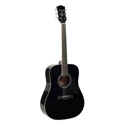 GUITARRA ACÚSTICA RICHWOOD DREADNOUGHT NEGRA | Música Bilbao