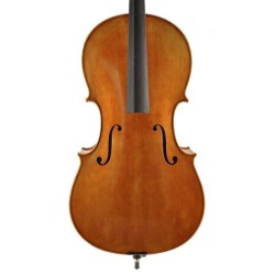 Chelo Rudolph 4/4 macizo marrón ámbar flameado | Música Bilbao