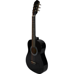 GUITARRA CLÁSICA ROCIO C6BK (1/4) CADETE 75 CMS NEGRA