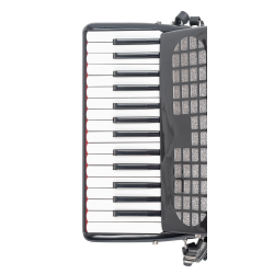 ACORDEÓN ESTRELLA 30/48 NEGRO