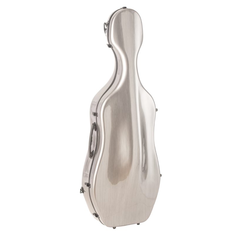 ESTUCHE DE CELLO AMADEUS 4/4 DE FIBRA DE VIDRIO GRIS