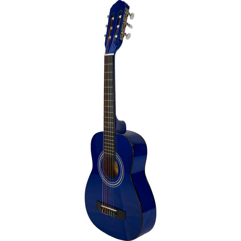 GUITARRA CLÁSICA ROCÍO C16 (3/4) TAMAÑO CADETE 90 CMS AZUL