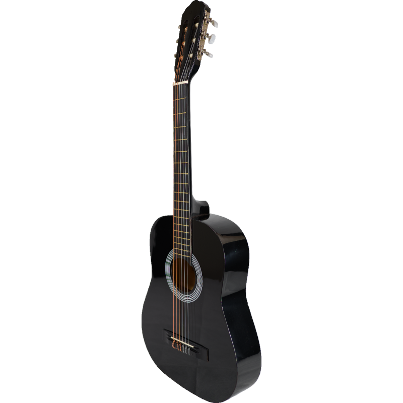 GUITARRA CLÁSICA ROCÍO C16 (3/4) TAMAÑO CADETE 90 CMS NEGRO