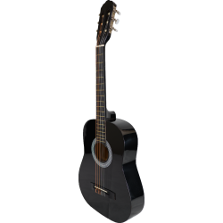 GUITARRA CLÁSICA ROCÍO C16 (3/4) TAMAÑO CADETE 90 CMS NEGRO