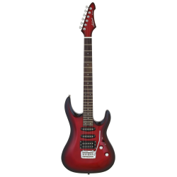 GUITARRA ARIA MAC-STD ROJO METALIZADO