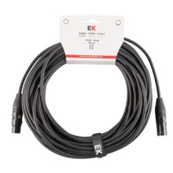 CABLE EK AUDIO PARA MICRÓFONO XLR - XLR 20 M | MÚSICA BILBAO