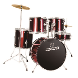 BATERÍA JINBAO PO605 ROJA | MÚSICA BILBAO