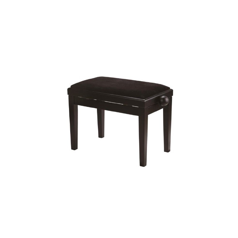 BANQUETA AMADEUS REGULABLE PARA PIANO NEGRO MATE