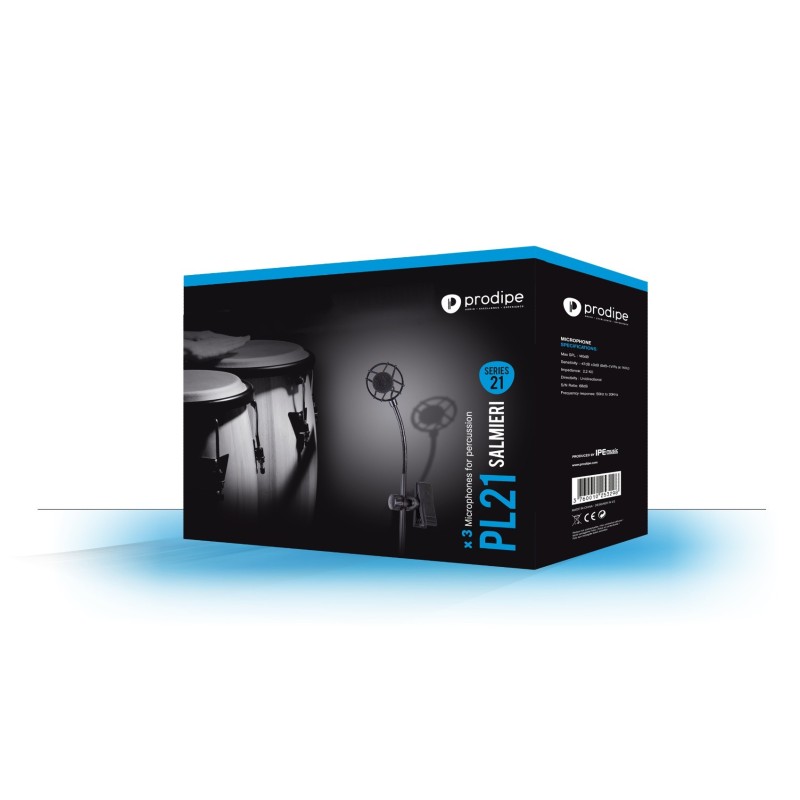 MICRÓFONOS PRODIPE PARA INSTRUMENTOS DE PERCUSIÓN PL21 | MÚSICA BILBAO