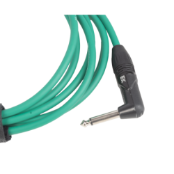 CABLE EK AUDIO PARA GUITARRA JACK RECTO-ACODADO 6M VERDE | MÚSICA BILBAO