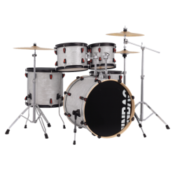 BATERÍA JINBAO BOMBO 22" BLANCO | MÚSICA BILBAO