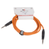 CABLE EK AUDIO PARA GUITARRA JACK RECTO-RECTO 3M NARANJA | MÚSICA BILBAO