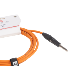 CABLE EK AUDIO PARA GUITARRA JACK RECTO-RECTO 3M NARANJA | MÚSICA BILBAO