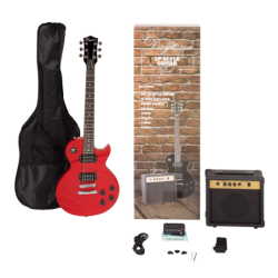 PACK DE GUITARRA ELÉCTRICA DAYTONA TIPO LES PAUL ROJO | Música Bilbao