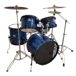 BATERÍA JINBAO BOMBO 22" AZUL | MÚSICA BILBAO