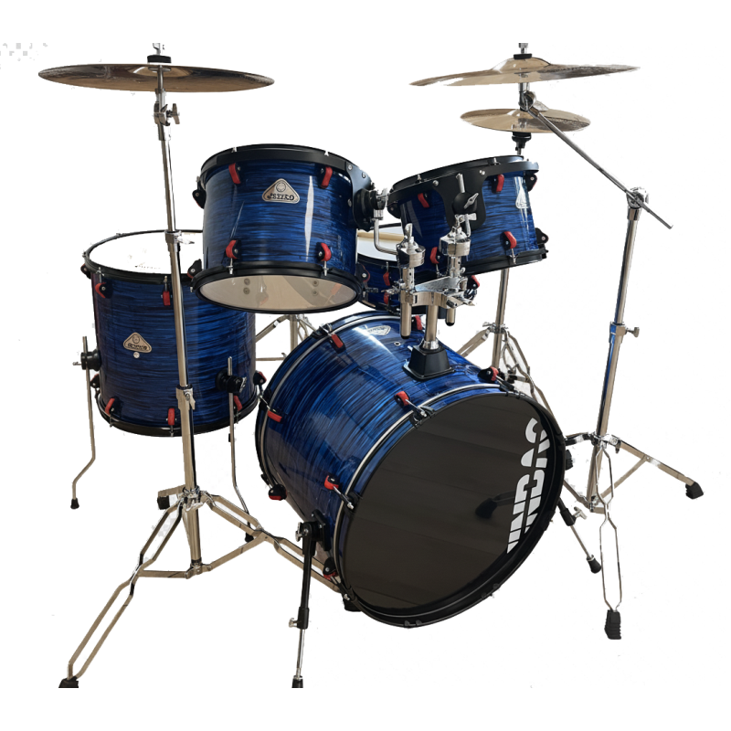 BATERÍA JINBAO BOMBO 22" AZUL | MÚSICA BILBAO