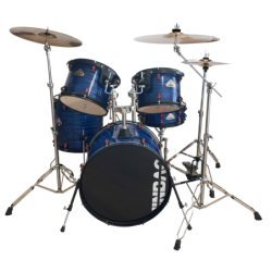 BATERÍA JINBAO BOMBO 22" AZUL | MÚSICA BILBAO