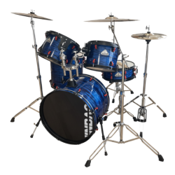 BATERÍA JINBAO BOMBO 22" AZUL | MÚSICA BILBAO
