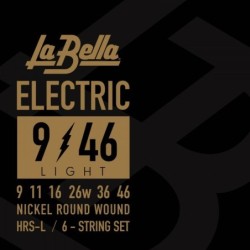 JUEGO DE CUERDAS PARA GUITARRA ELÉCTRICA LA BELLA HRS LIGHT 9-46