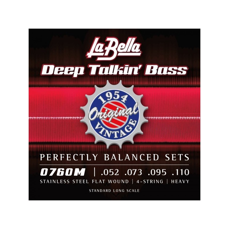 JUEGO DE CUERDAS LA BELLA PARA BAJO DEEP TALKIN ORIGINAL 052-110