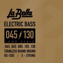 JUEGO DE CUERDAS LA BELLA BAJO VI STAINLESS STEEL FLAT WOUND