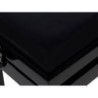 BANCO PIANO BOSTON DELUXE AJUSTABLE TERCIOPELO NEGRO | MÚSICA BILBAO