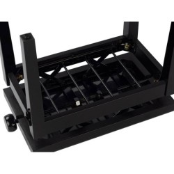 BANCO PIANO BOSTON DELUXE AJUSTABLE TERCIOPELO NEGRO | MÚSICA BILBAO