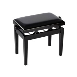 BANCO PIANO BOSTON DELUXE AJUSTABLE NEGRO BRILLO | Música Bilbao