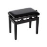 BANCO PIANO BOSTON DELUXE AJUSTABLE NEGRO BRILLO | MÚSICA BILBAO
