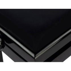 BANCO PIANO BOSTON DELUXE AJUSTABLE NEGRO BRILLO | MÚSICA BILBAO
