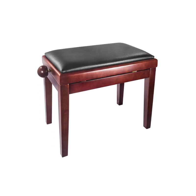 BANQUETA REGULABLE PARA PIANO MARRÓN MATE PB006 | MÚSICA BILBAO