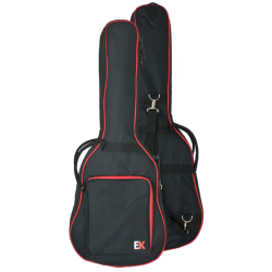 FUNDA EK PARA GUITARRA CLÁSICA CADETE 3/4 DE 10mm ROJA