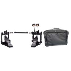 PEDAL DOBLE DE BOMBO JINBAO CON FUNDA | MÚSICA BILBAO