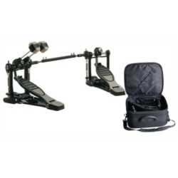 PEDAL DOBLE DE BOMBO JINBAO CON FUNDA | MÚSICA BILBAO