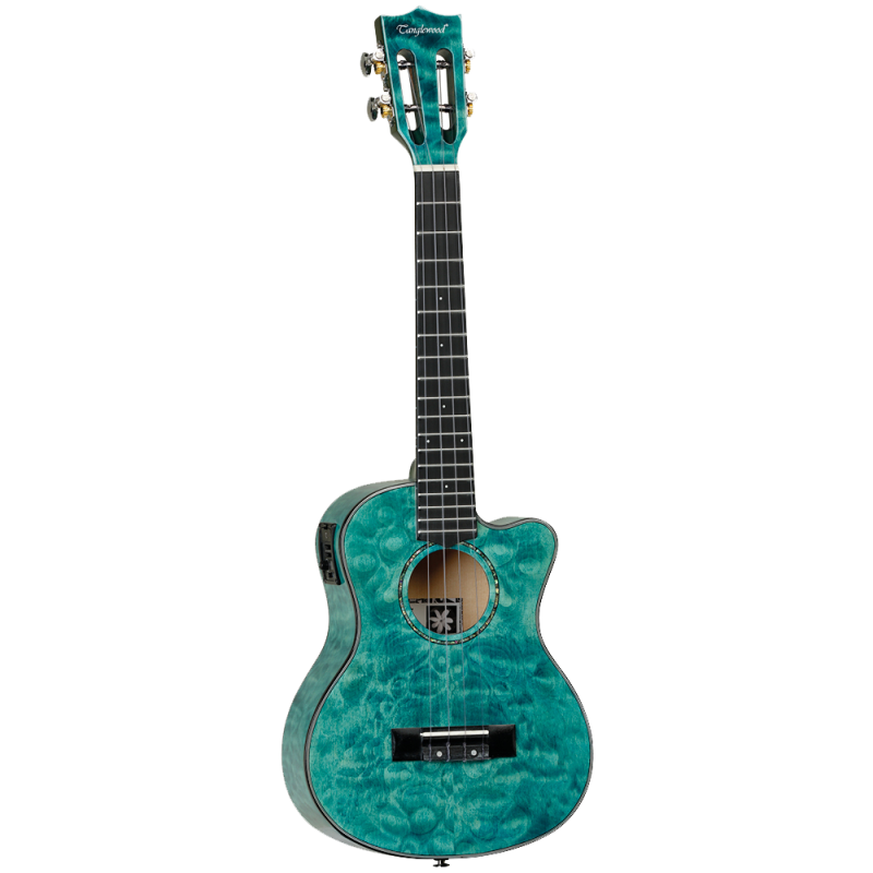 UKELELE DELUXE TANGLEWOOD SERIE TIARE TENOR TAHITIAN CORAL