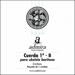 1  CUERDA ADMIRA PARA UKELELE BARITONO NAILON CARBON CA501UKB