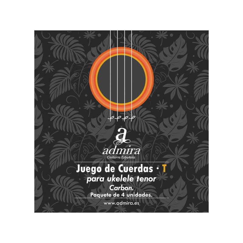 JUEGO DE CUERDAS ADMIRA PARA UKELELE TENOR CA500UKCT CARBON