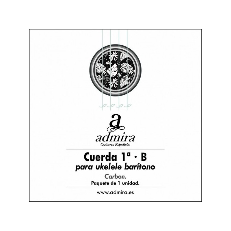 1 CUERDA ADMIRA PARA UKELELE BARITONO NAILON CARBON CA501UKB