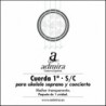 1 CUERDA ADMIRA PARA UKELELE SOPRANO/CONCIERTO NAILON CA501UKSC