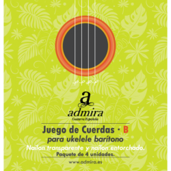 JUEGO DE CUERDAS ADMIRA PARA UKELELE BARITONO NAILON CA500UKB