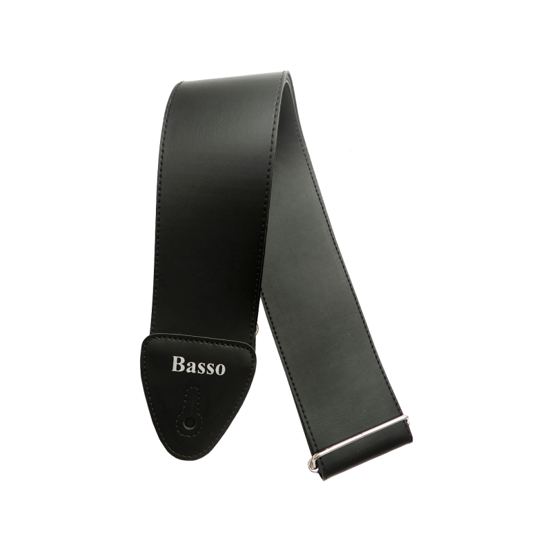 CORREA BASSO PARA GUITARRA Y BAJO SERIE BÁSICA NEGRA 7CM | MÚSICA BILBAO